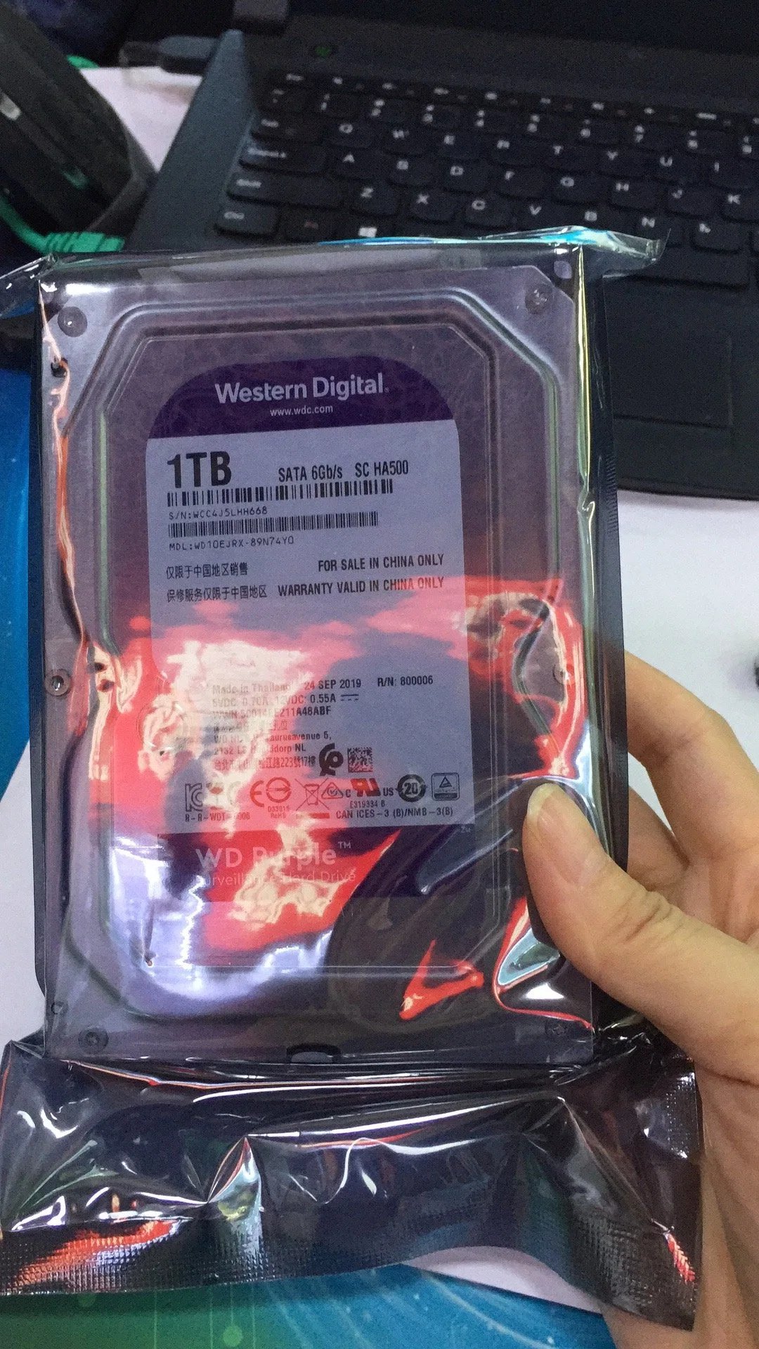 Discos duros originales Western Digital Disk SATA 1TB-10TB para CCTV