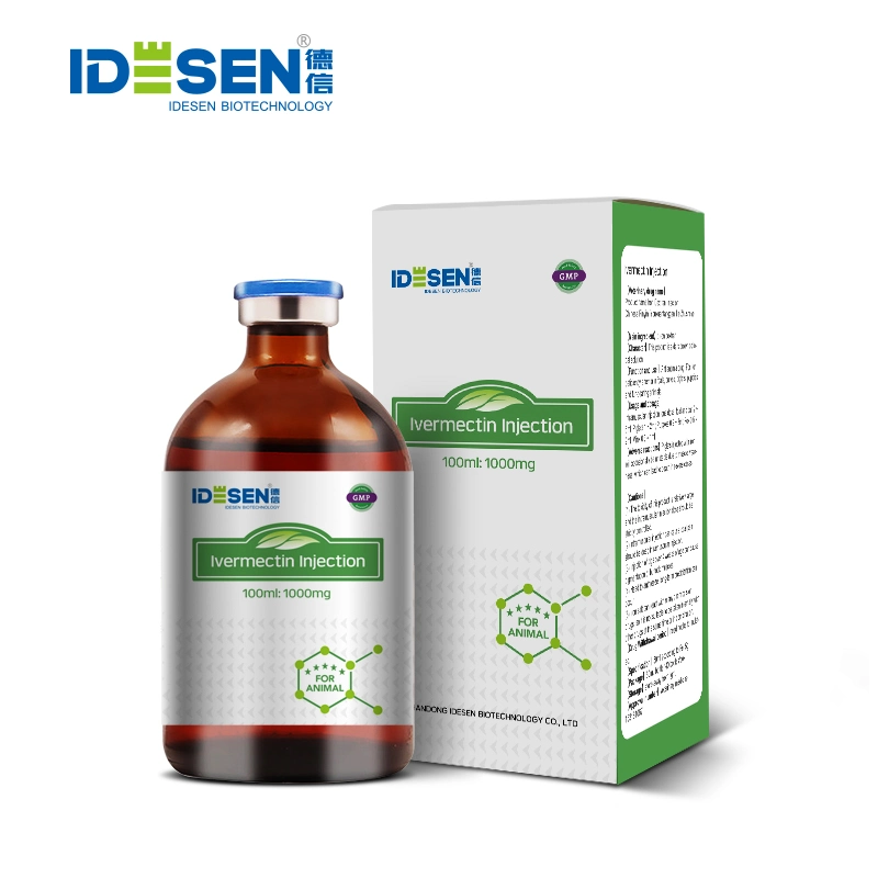 Veternary Drugs Ivermectin Injection Macrolide Antiparasitic Drugs Veternary Medcine GMP ISO Manufacturer