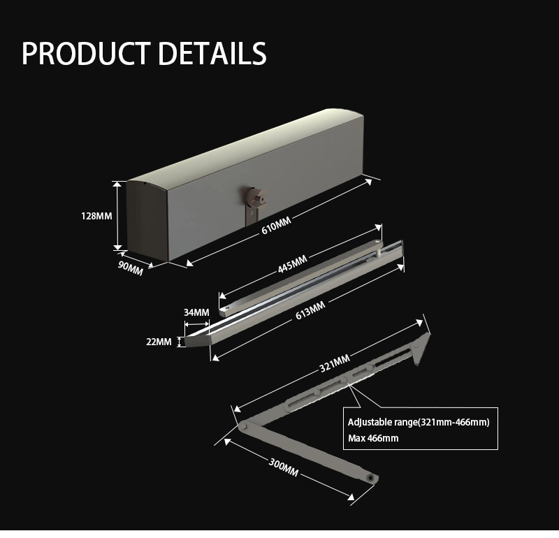 Turtech Swing Door Operator Top Scanner European Standard