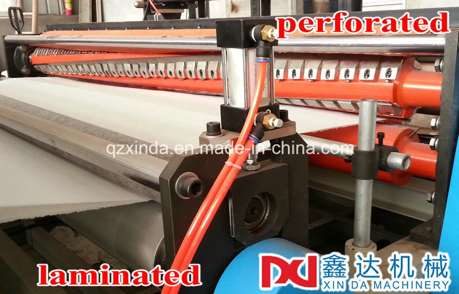 Full-Automatic DOT-by-DOT High-Speed Rewinding and Perforated Toilet Paper and Towel Paper Machine