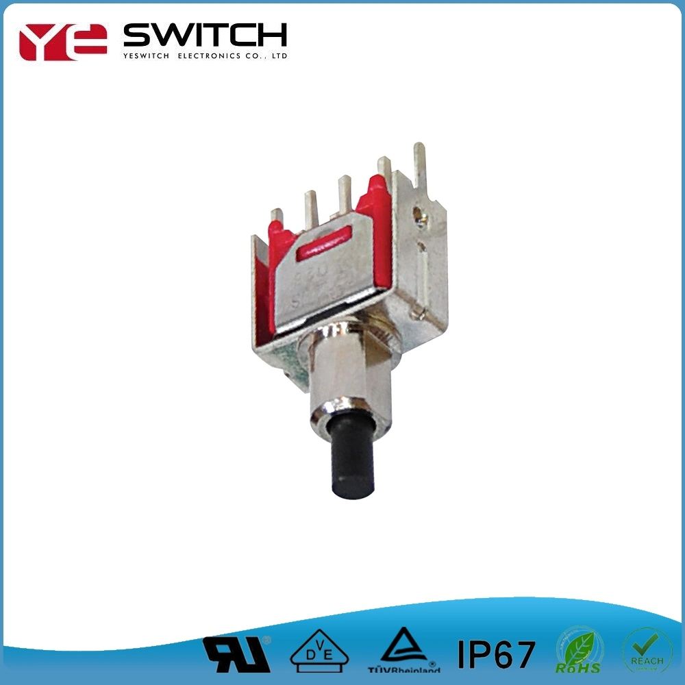 Durable Reset Push Button Switch with Pins