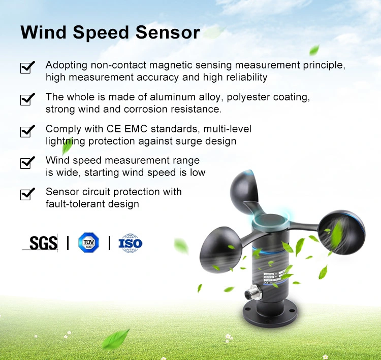 FST200-201 RS485 Digital Cup Anemometer Auto-beheizte windgeschwindigkeit Messgerät Sensormessgerät für Wetterstation