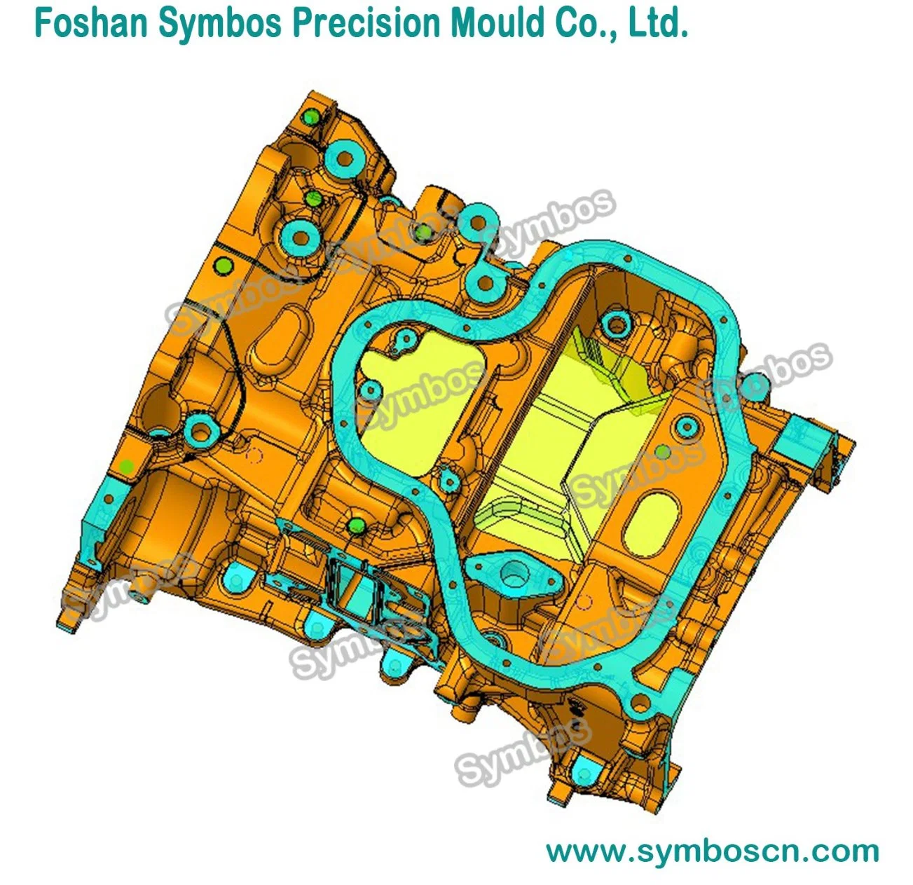 High Precision Competitive Complex Mould with Inclined Core Pulling High Vacuum Structure for Cycles and Parts Motorcycle Parts