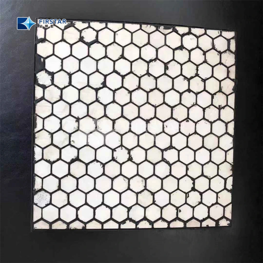 Anti Corrosion Alumia Zirconia Ceramic Mosaic Liner Mats with Polyester Handle