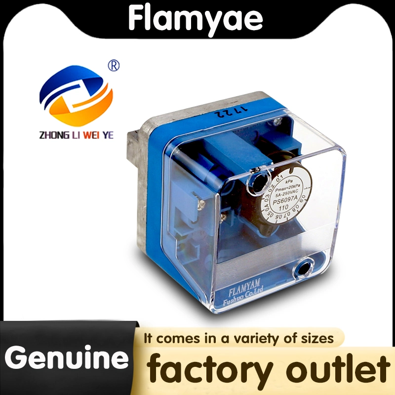 Flamyae Air Pressure Switch PS6097A110 Gas Air Pressure Switch Directly Supplied by Chinese Factory Original and Genuine