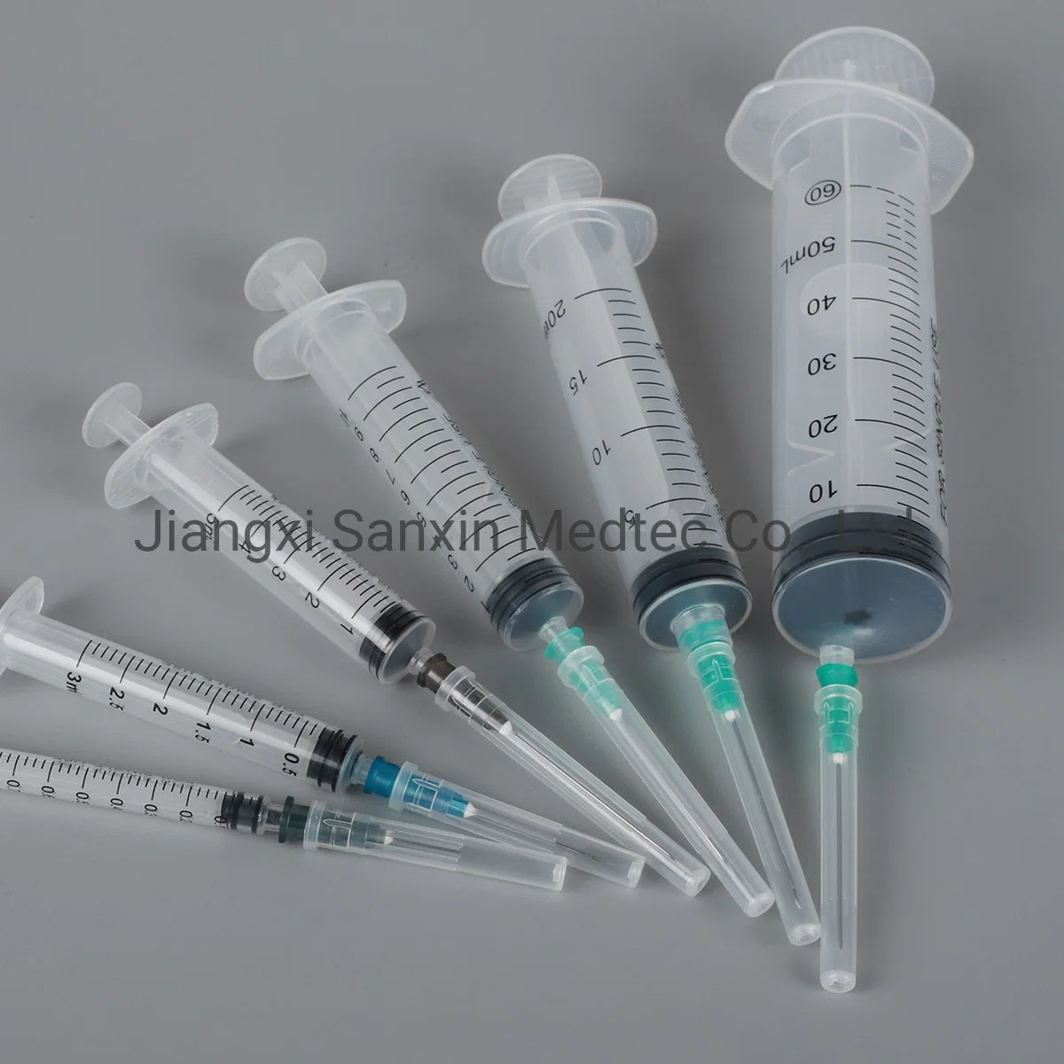 1mL -60ml sterile Luer Lock Spritze mit Nadel für Single Verwenden