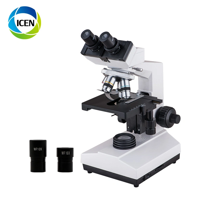 IN-B129 Binocular Biological Microscope Medical Portable Optical Digital Lab Microscope