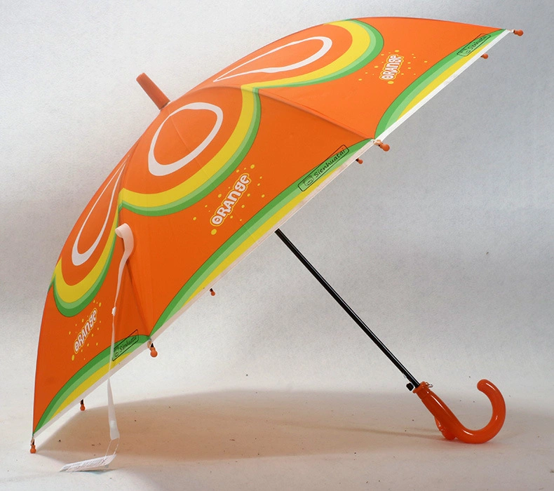 Les enfants parapluie mignon fruits orange