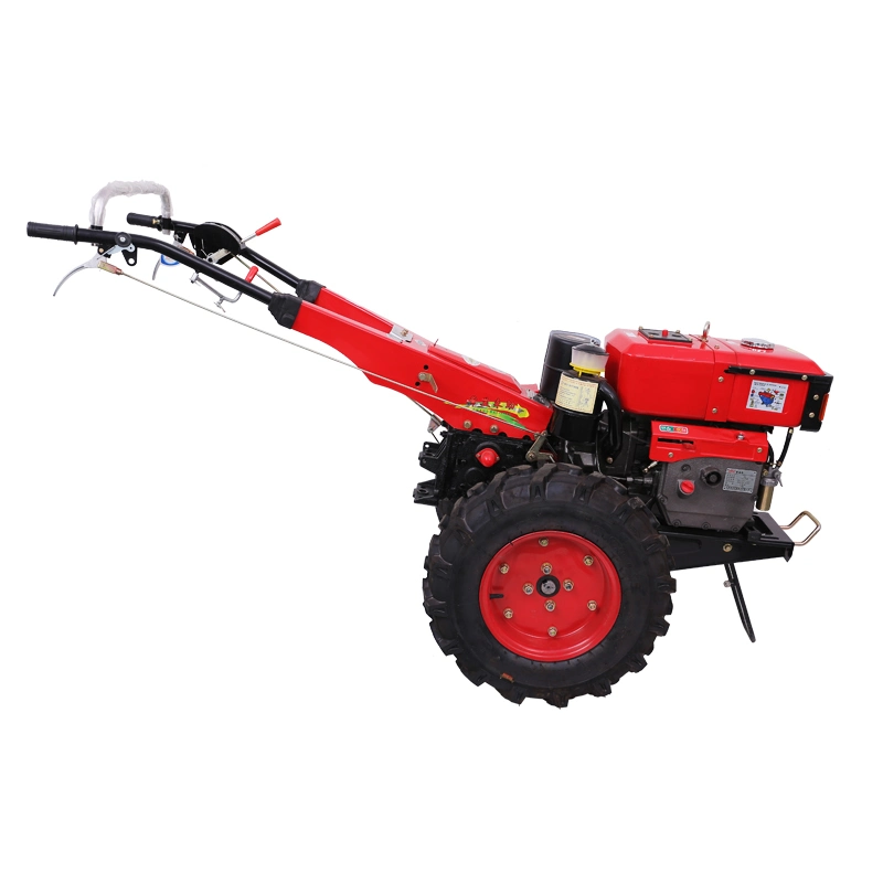 CE Diesel 12HP Engine Hand Walking Tractor