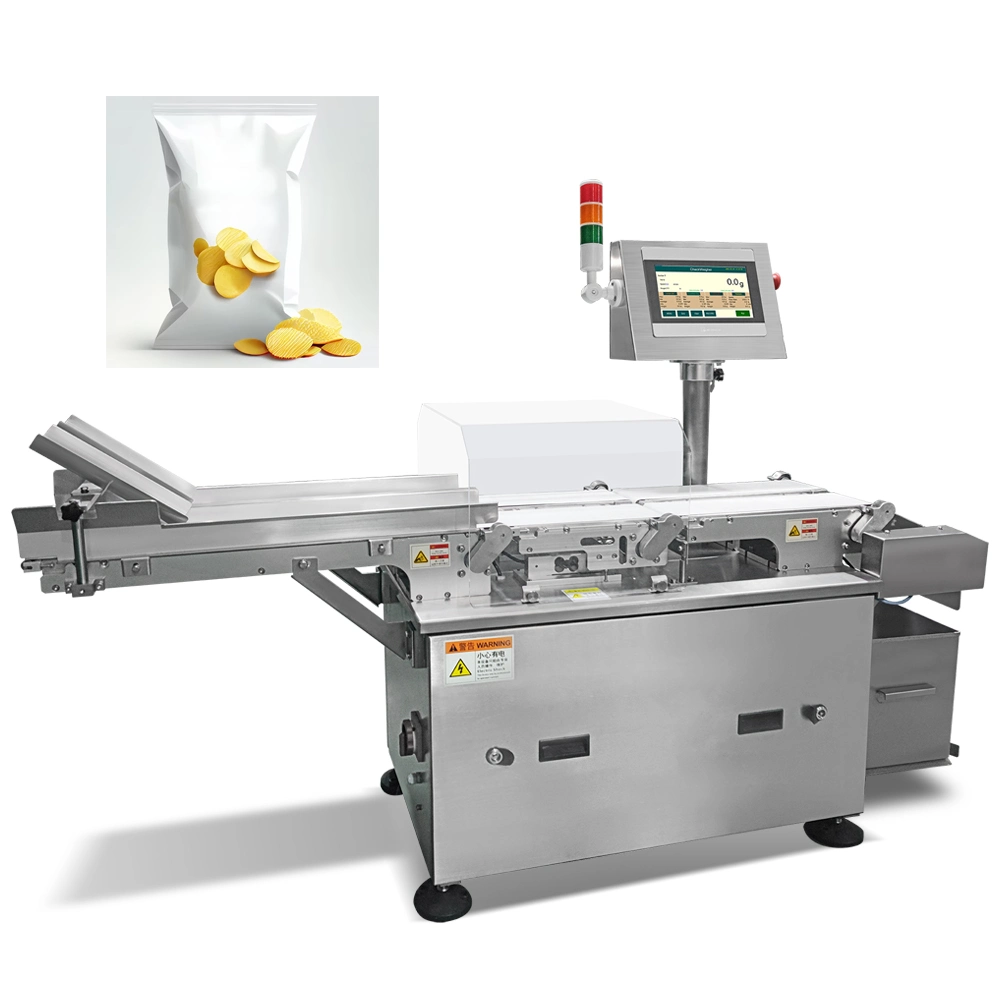 Chinese Industrial Dual Channel Weighing Scales Check Weigher Machine with Rejector