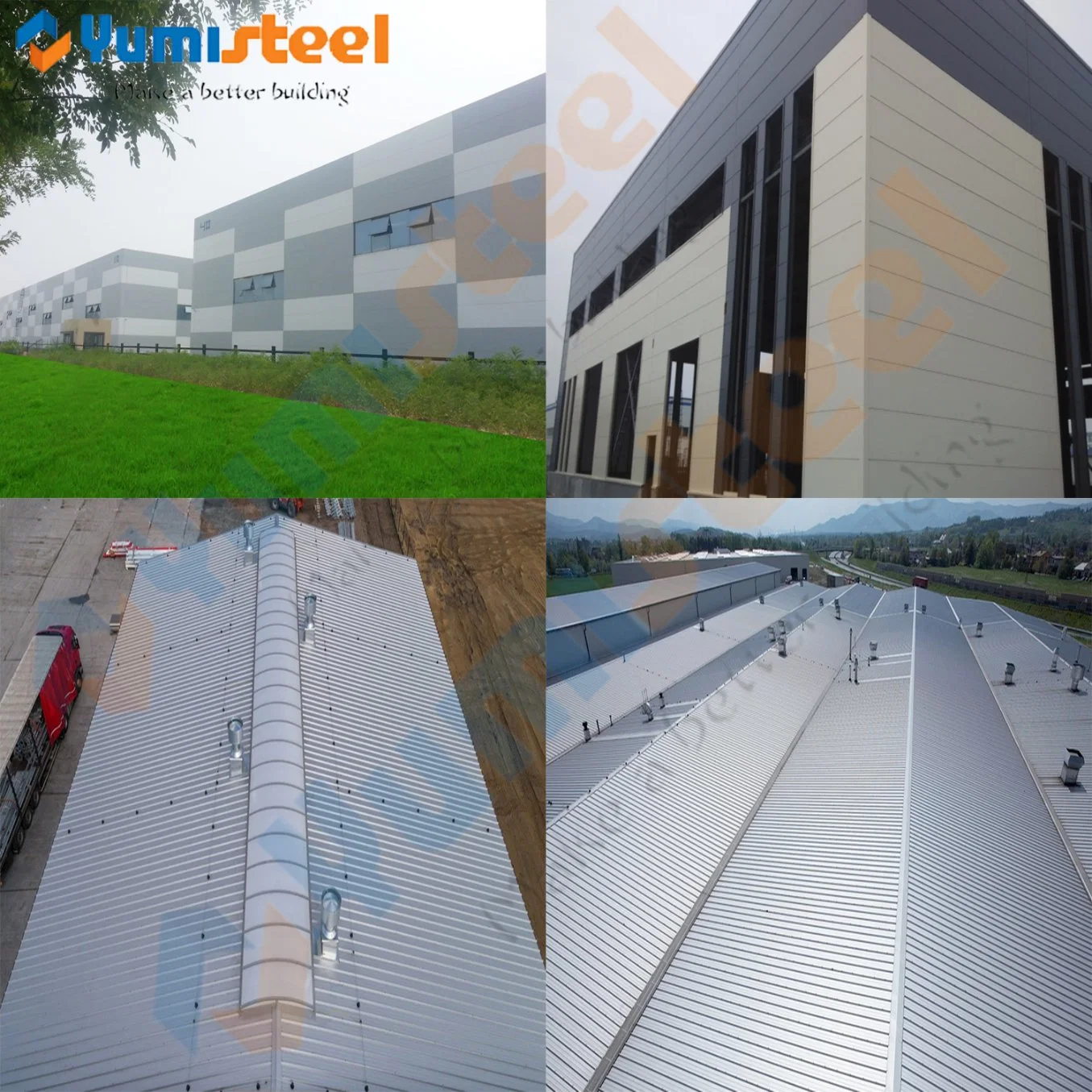 PIR/PUR Sealing Rock/Mineral Wool Structural Insulated Roof/Wall Metal Panels