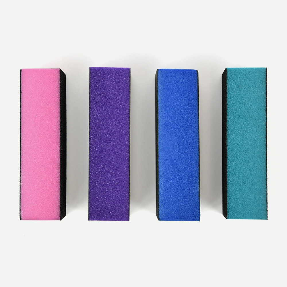 Wholesale/Supplier China Mixed Color Custom Disposable Nail Buffers File Manicure Set Sponge