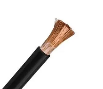 Low Voltage Natural Rubber Welding Cable, Flame Retardant Cable Oil Resistant