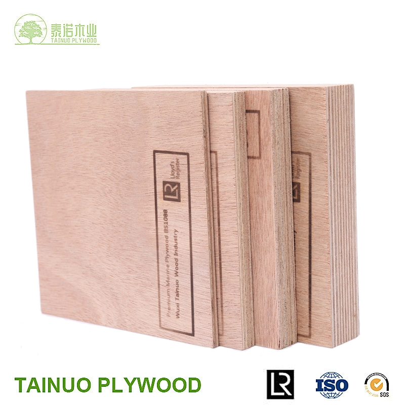 A Grade 1220*2440 18mm Waterproof Okoume Plywood for Boat Building