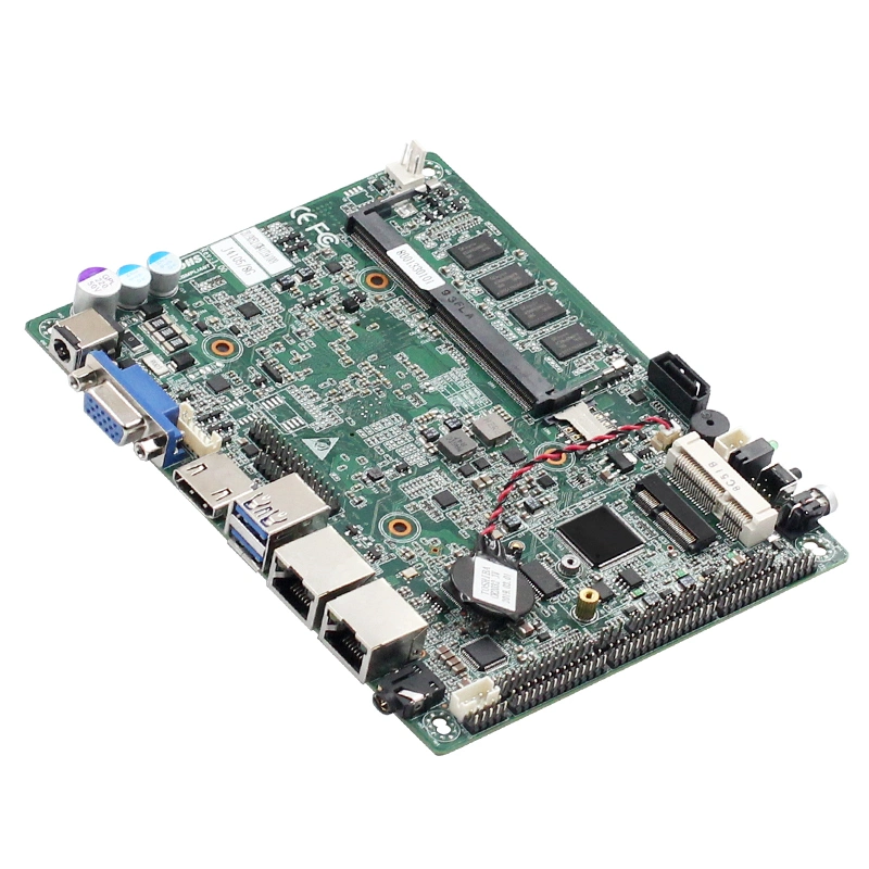 Motherboards N5000 6USB DDR4 HD 5RS232 SATA 2LAN I225 Lvds Edp Computer Mainboard 2RS422 Msata VGA Display PC Board