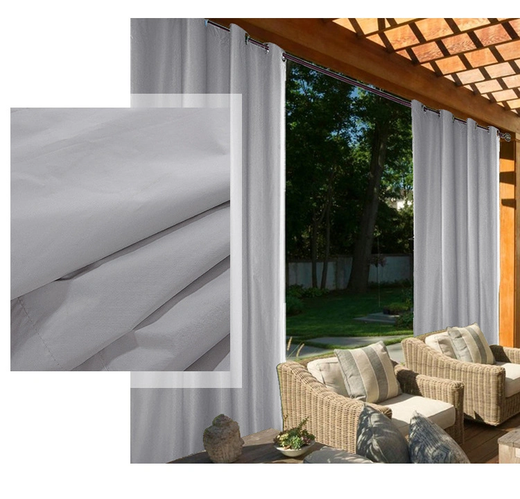 Gold Supplier Middle East Waterproof Outdoor Curtains for Living Room