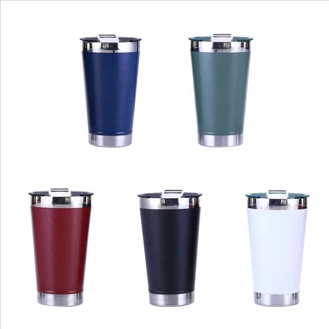 Outdoor Thermal Insulation 20oz Stanley Stacking Pint Tumbler Stainless Steel Double Wall Insulated Beer Mugs