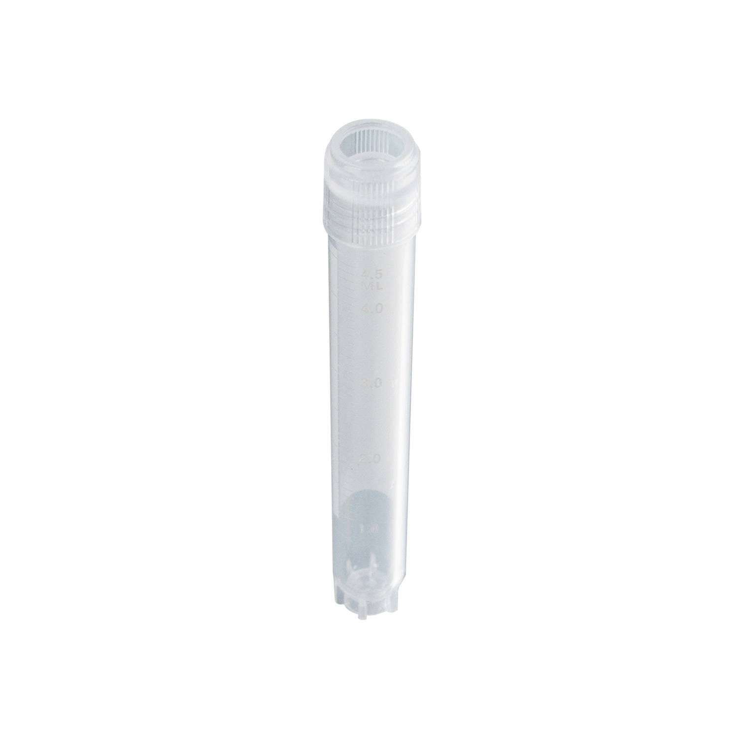 0.5ml 1ml 1.5ml 1.8ml 2ml 3.6ml 4.5ml 5ml Cryotube Molded Graduation Dnase/Rnase Free Flat Bottom Cryovial Tube for Lab Use