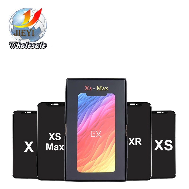 Precio al por mayor para el iPhone Xs Max Gx OLED pantalla LCD de pantalla táctil digitalizador sustitución