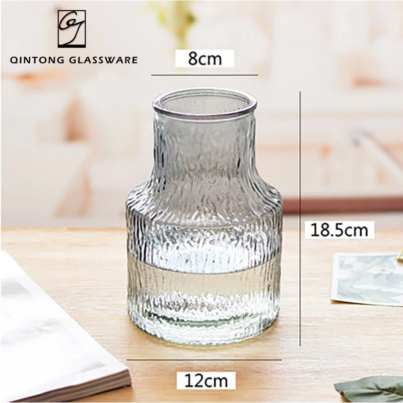 High-Quality Cheap Creative Design Colorful Moderntabletop Decorative Flower Glass Vase for Home Decor Dining Table