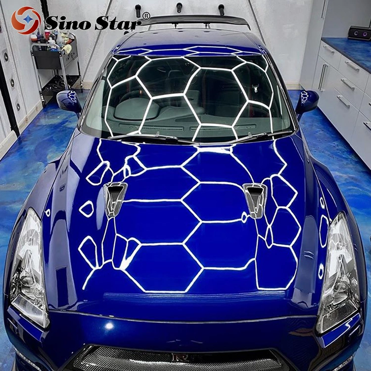 The Factory Sell Car Showroom Decoration Professional Car Care Car Inspection Hexagonal Light Popular in Europe