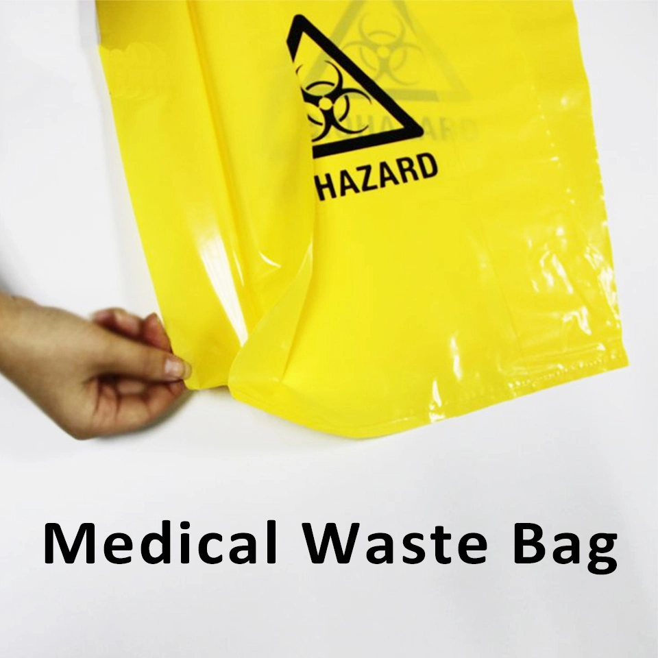 Siny Custom Size Plastic Disposable Medical Waste Bags Biohazard Bag Garbage Bags