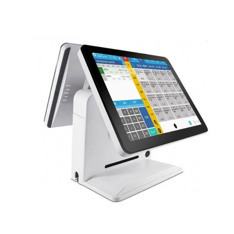 15.6 Inch Dual-Screen Capacitive Touch USB VGA 1024*768 LED Display POS Terminal