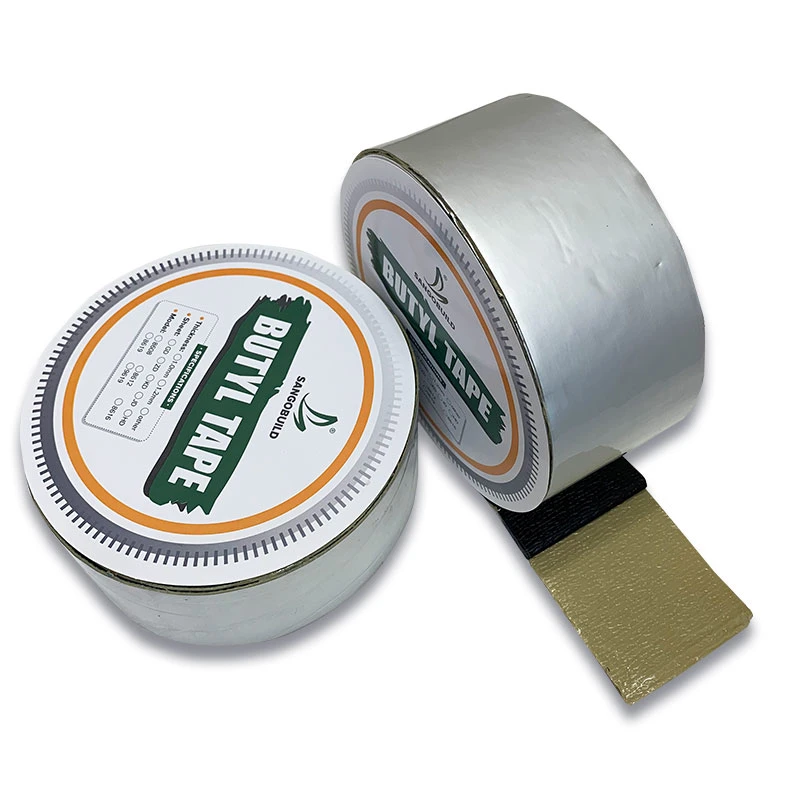 China Famous Brand Sangobuild Long Life Non-Curing Strong Adhesive Butyl Rubber Waterproof Tape