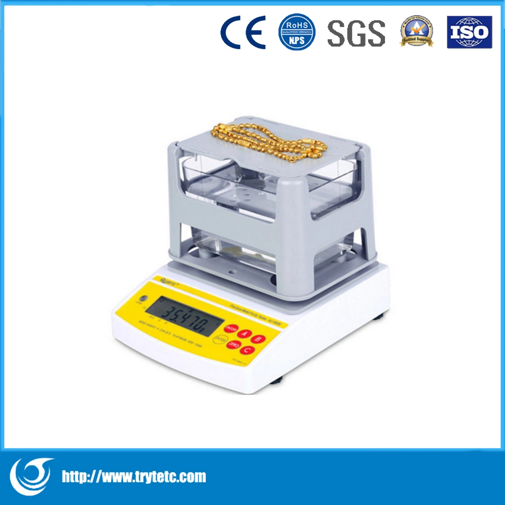 Probador de metales preciosos densidad/oro/Gold Tester Comprobador de pureza con la impresora