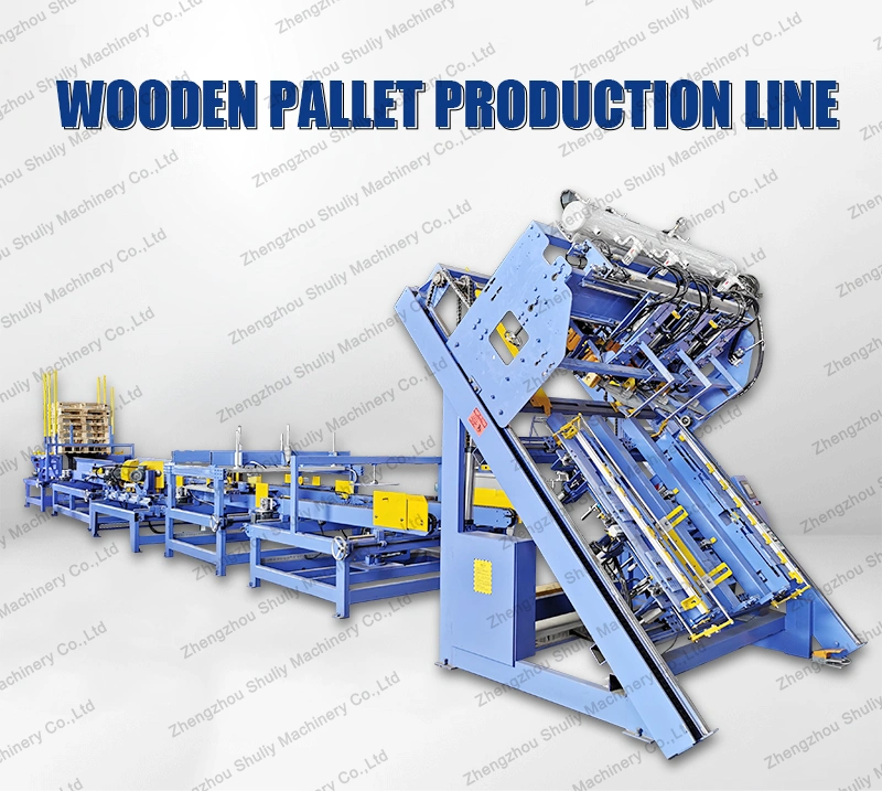 Hot Sell Block Wood Pallet Automatic Production Line