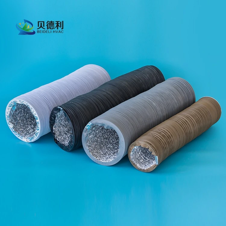 PVC Aluminum Combine Foil Flexible Duct Hose Air Duct for Air Ventilation System