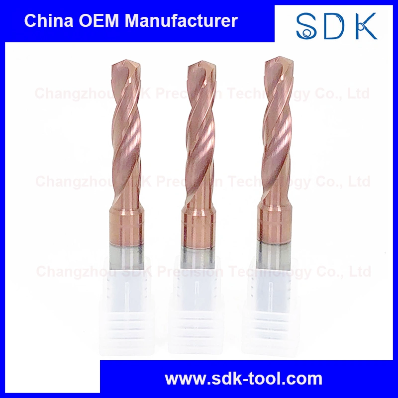 Solid Carbide Customized Carbide Step Drills for CNC Machine Drilling