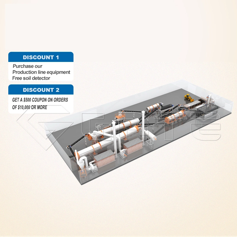 Gate 1-15t/H Neues Design, das Maschinenzusammenbau-Düngemittel-Produktionslinie herstellt