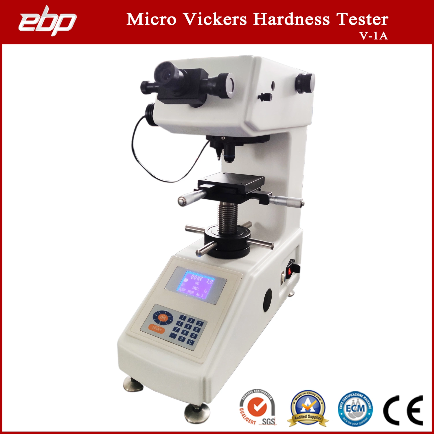 Hv Micovickers Hardness Testing Instruments with Automatic Turret