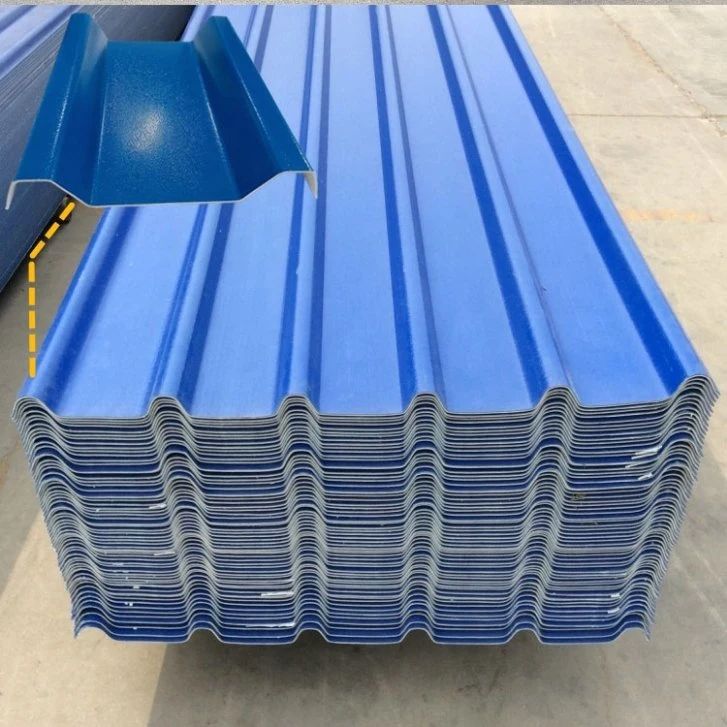 Greenhouse Construction Material Corrugated PVC Roof Color Tile Sheet for Home Building