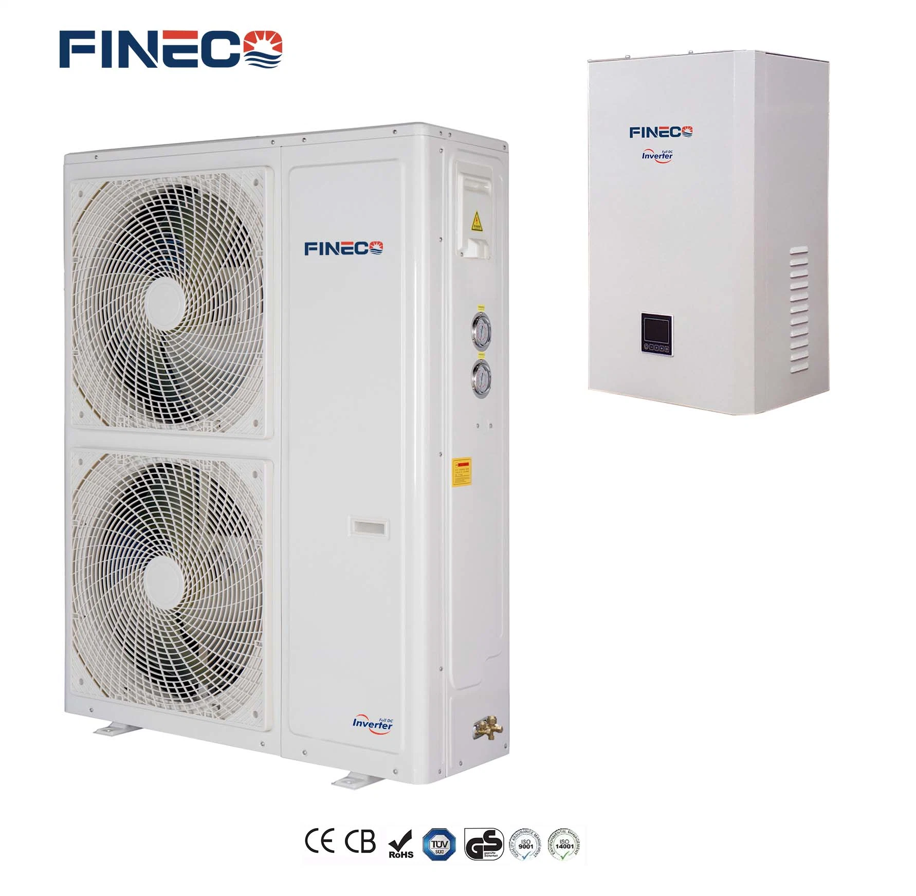 Intelligent WiFi Control DC Inverter Split Air Source Heat Pump