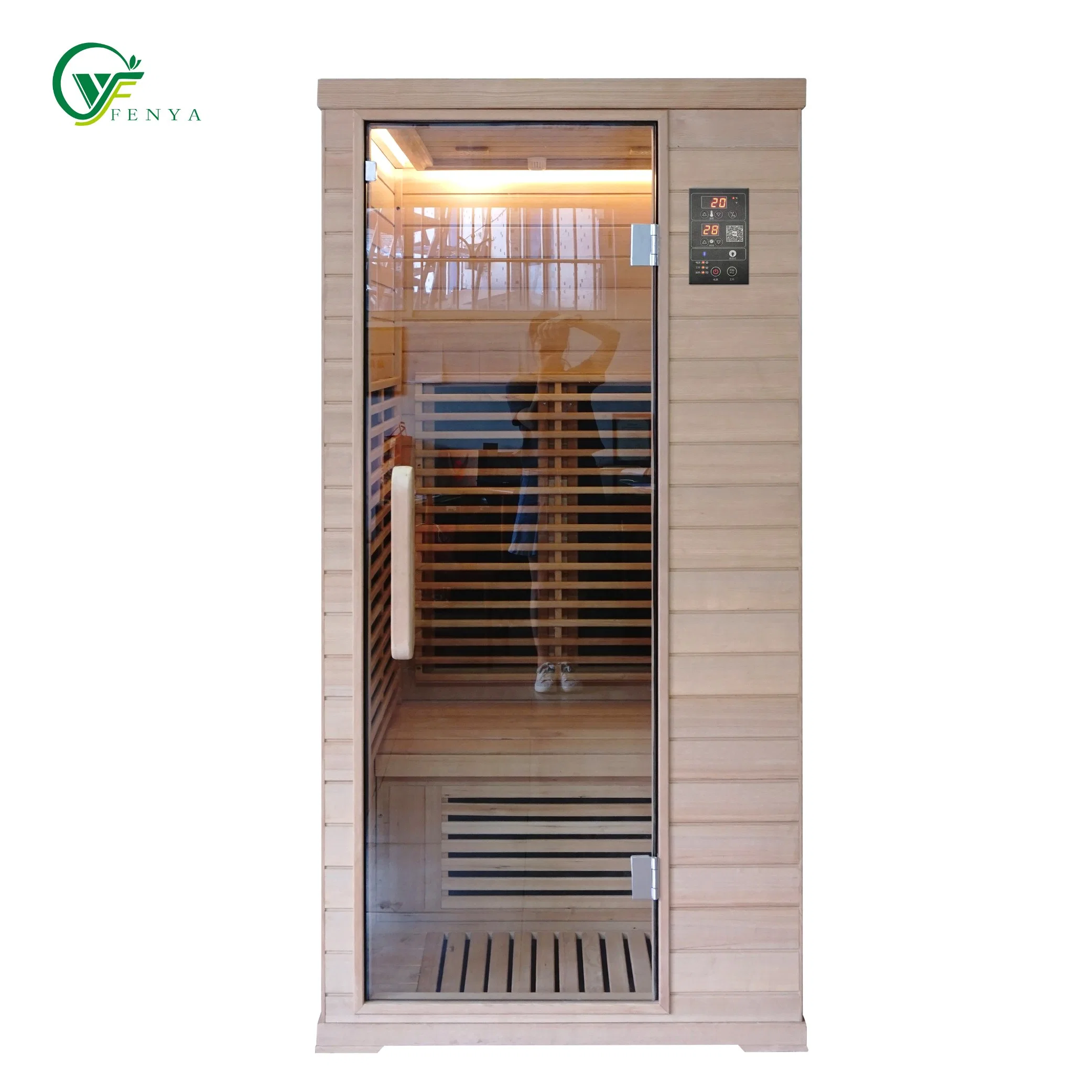 New Design Small Hemlock 2 Person Infrared Sauna Cabin