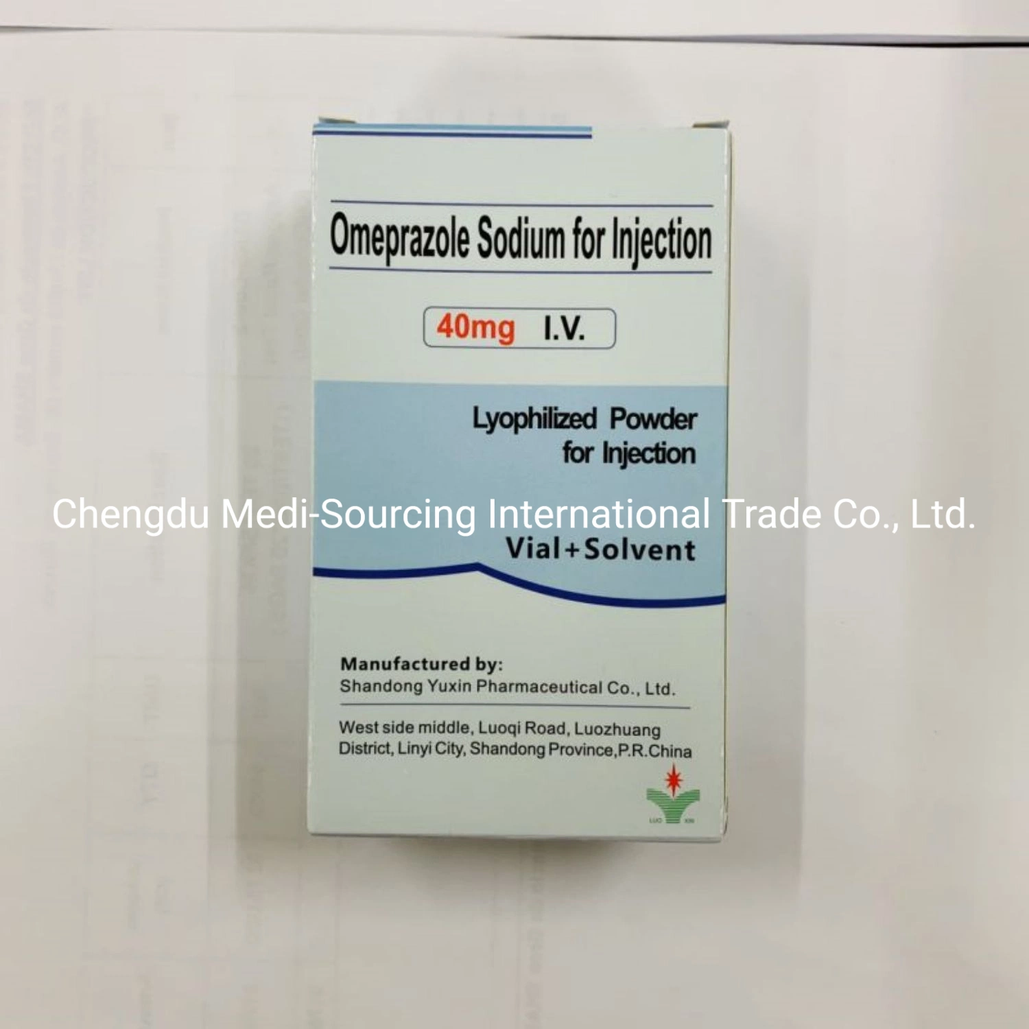 El Polvo liofilizado para inyección Omeperazole 40mg+10ml Wfi