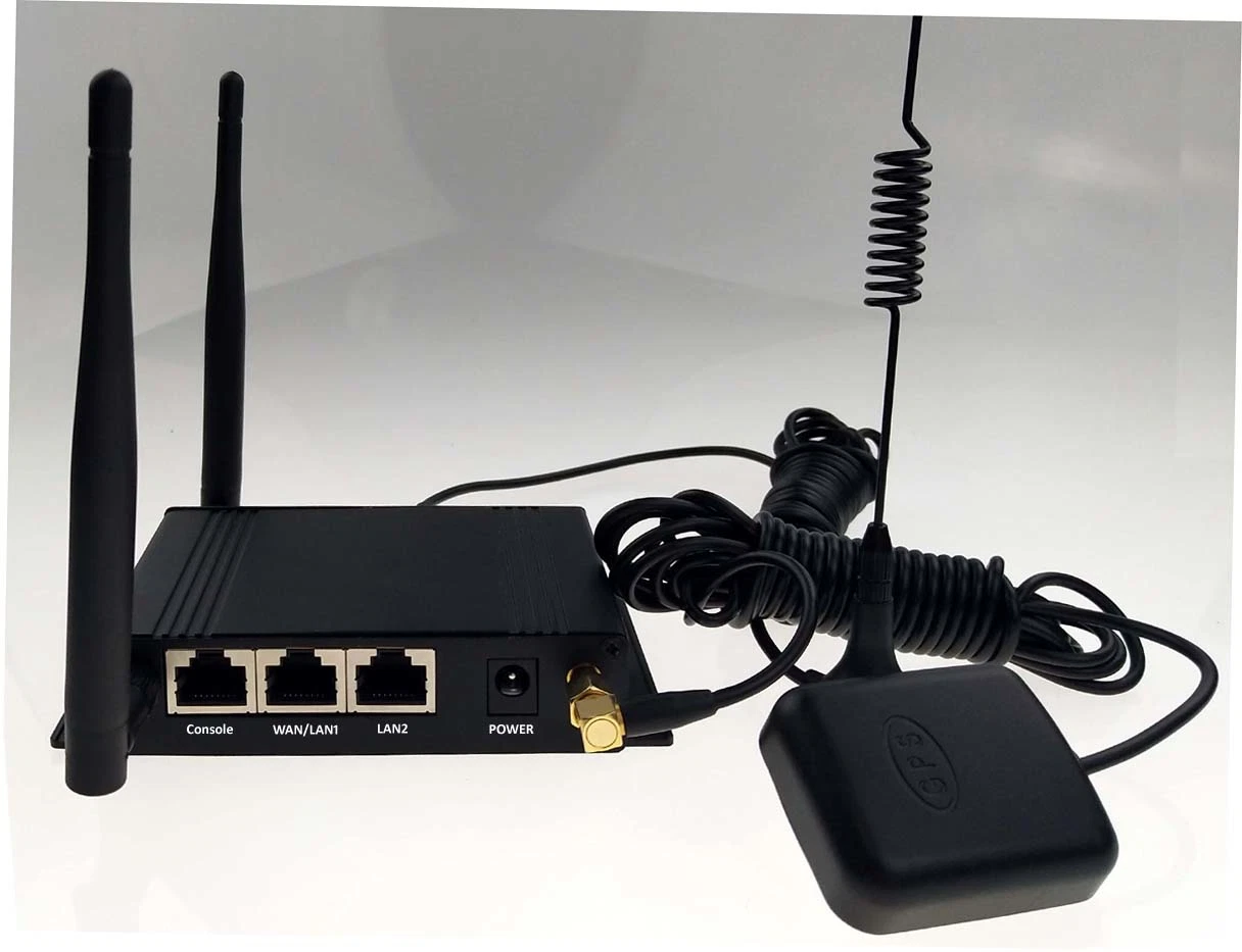 4G Modem with Ethernet Port, CPE WiFi Router with RJ45, GPS Antenna Car Industrial Router