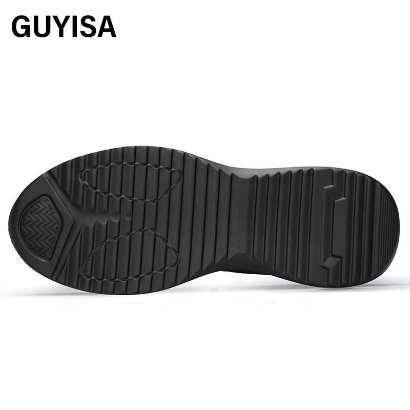 Guyisa New Style Zapatillas de trabajo desodorantes ligeras y transpirables de verano para hombre Sport Sports Zapatillas de seguridad para el trabajo de hombre