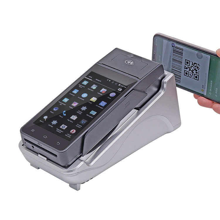 Portable Touch Screen POS System PDA with Built-in Printer