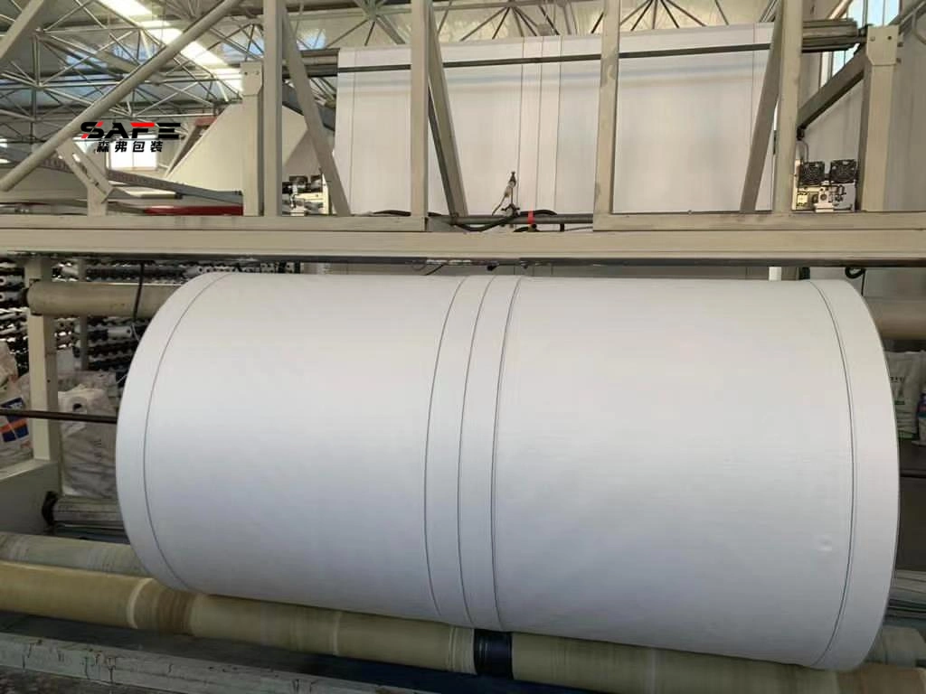 FIBC Polypropylene Woven Fabric Rolls PP Big Bag Fabric Factory Jumbo Bag Fabric Materials in Roll