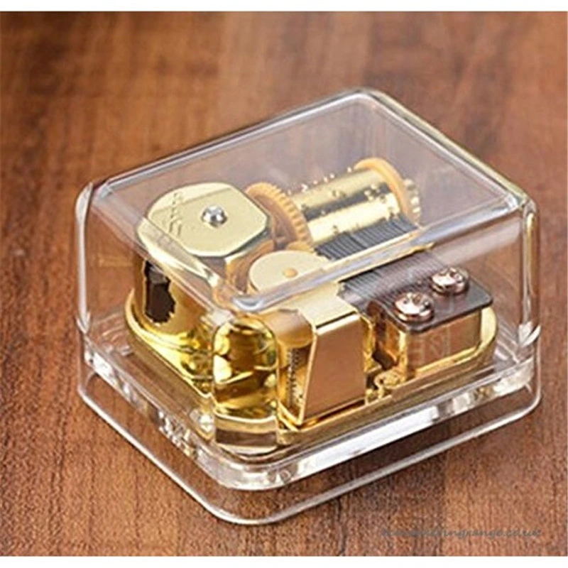 Cartón de acrílico de almacenamiento de caramelos de Keepsake Box Gabinete con cerradura y llave