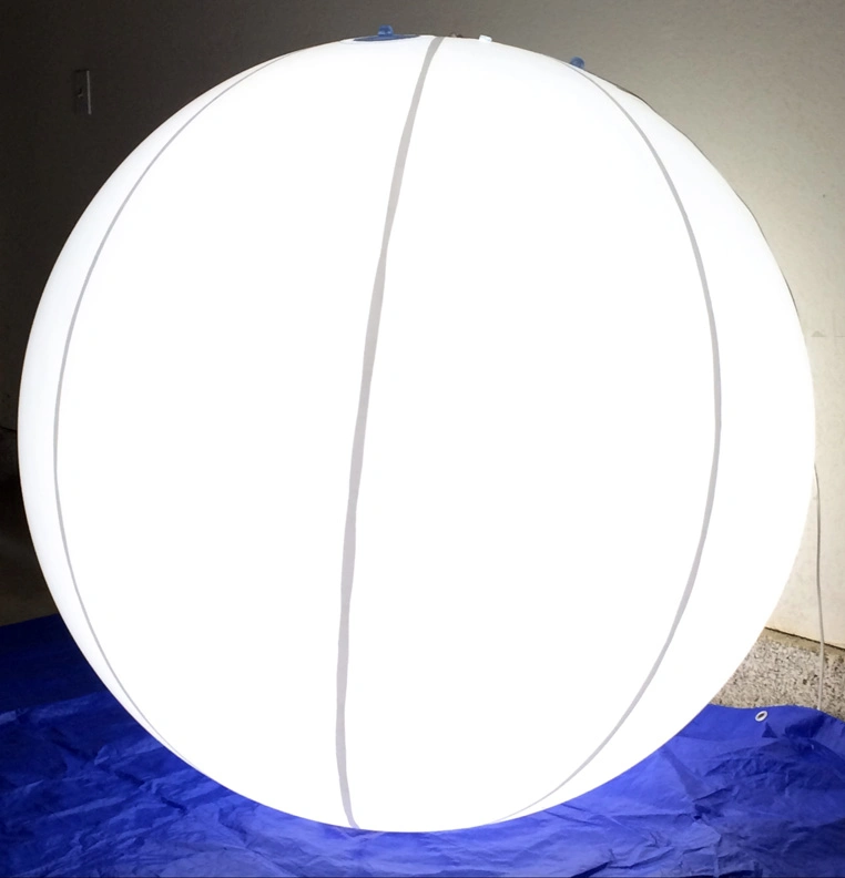 LED اللون تغيير بالون الهيليوم العملاق ، المنطاد القابل للانتفاخ للإضاءة لإعلانB0333