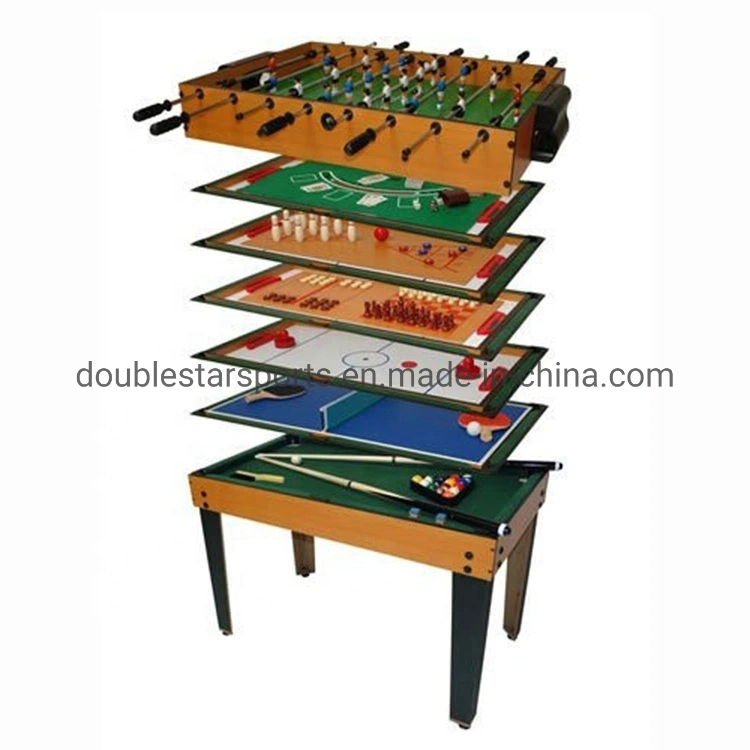 3 in 1 Multi Game Table with Billiard Air Hockey and Soccer Table Game for Kids