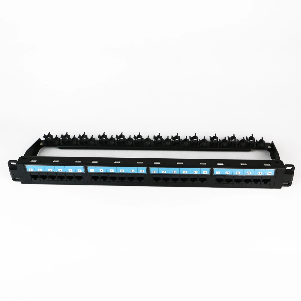 Qualidade de alta categoria 5e UTP Patch Panel 24 Port