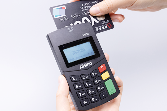 Aisino Mini Portable Mpos Bluetooth Msr Chip NFC Card Reader for Encryption with Sdk