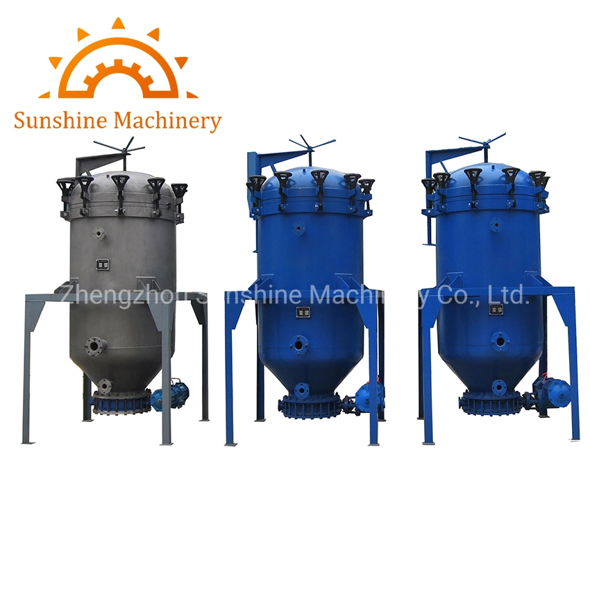 Automatic Dregs Discharging Vibration Vertical Oil Leaf Filter