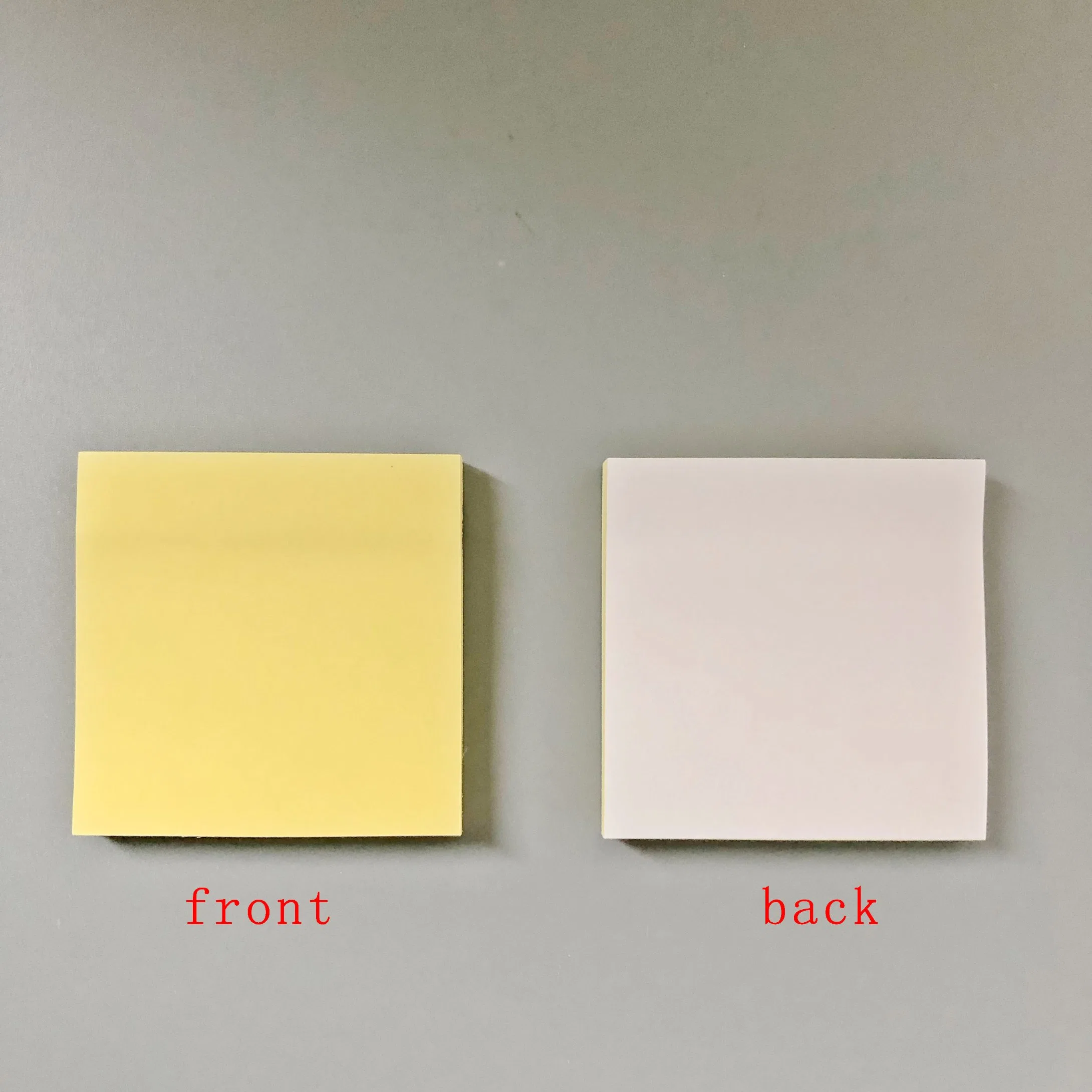 Square 3*3inch 100sheets Yellow Sticky Notepad with Custom Colour