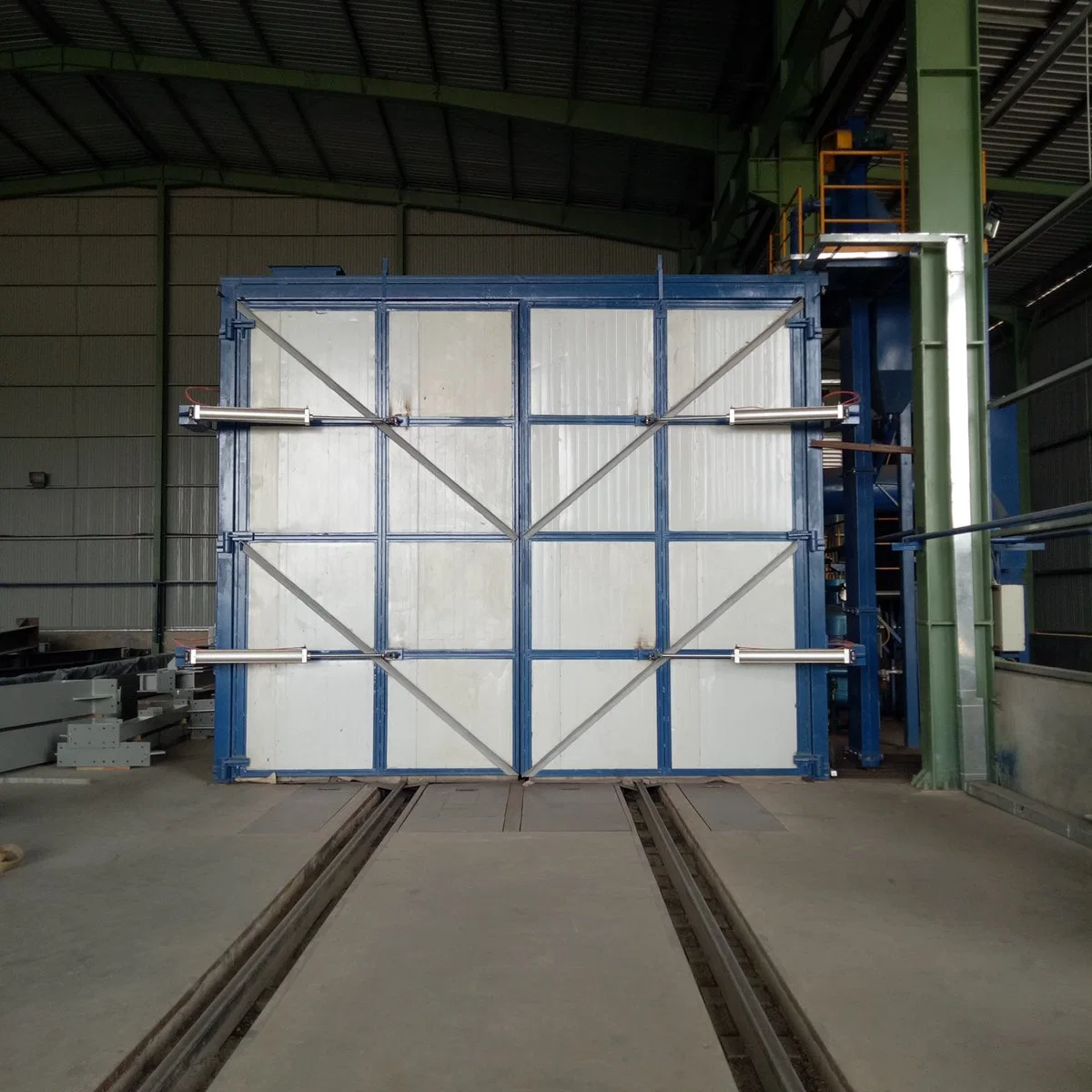 China Iron Rust Remover Sand Blasting Chamber/Air Blasting Room